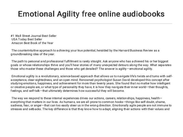 Emotional Agility free online audiobooks
