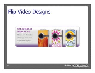 22
Flip Video Designs
 