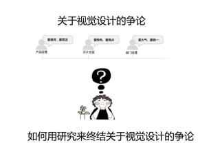 关于视觉设计的争论




如何用研究来终结关于视觉设计的争论
 