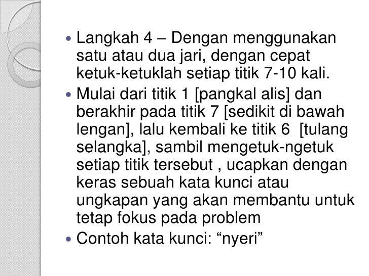 Emotional freedom technique)