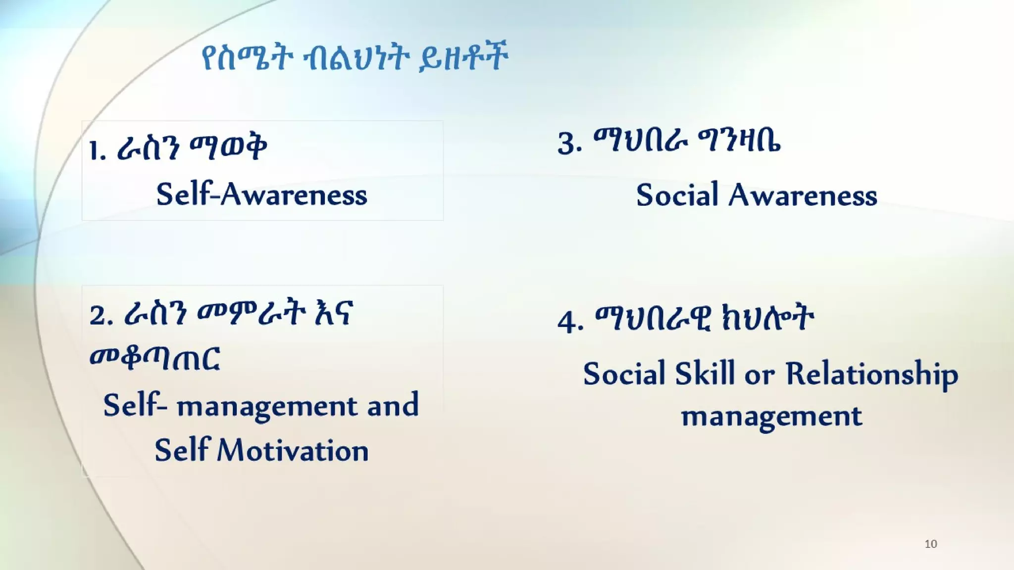 Emotional intelegence in amharic | PDF