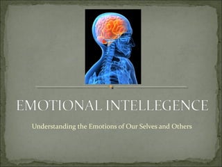 Understanding the Emotions of Our Selves and Others
 
