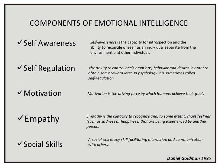 Example Of Emotional Intelligence