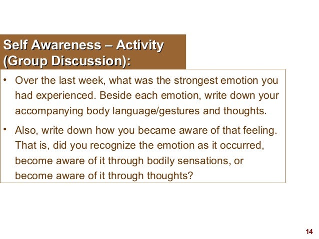 Ppt presentation on self awareness quiz