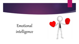 Emotional
intelligence
 