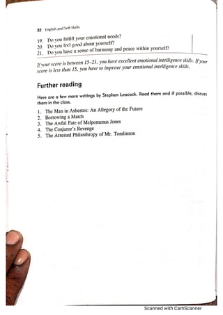 Emotional intelligence 