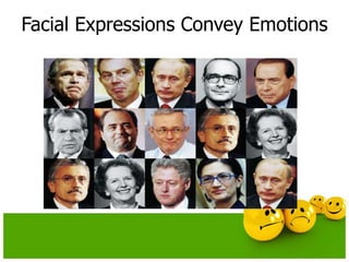 Facial Expressions Convey Emotions
 
