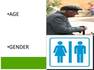 •AGE
•GENDER
 