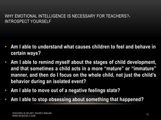 Ten Tips to Develop  Emotional Intelligence for Organizing Classroom Effectively