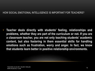 Ten Tips to Develop  Emotional Intelligence for Organizing Classroom Effectively