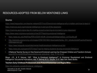 Ten Tips to Develop  Emotional Intelligence for Organizing Classroom Effectively