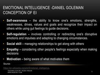 Ten Tips to Develop  Emotional Intelligence for Organizing Classroom Effectively