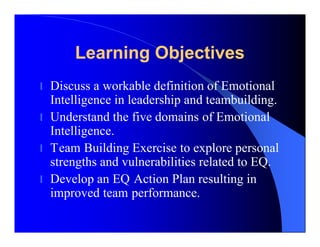 Emotional Intelligence & Team Building | PDF