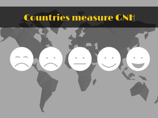 Countries measure GNH
 