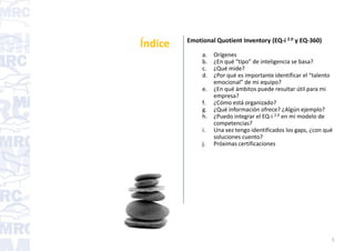 Eq Inventory Emotional quotient inventory | PDF