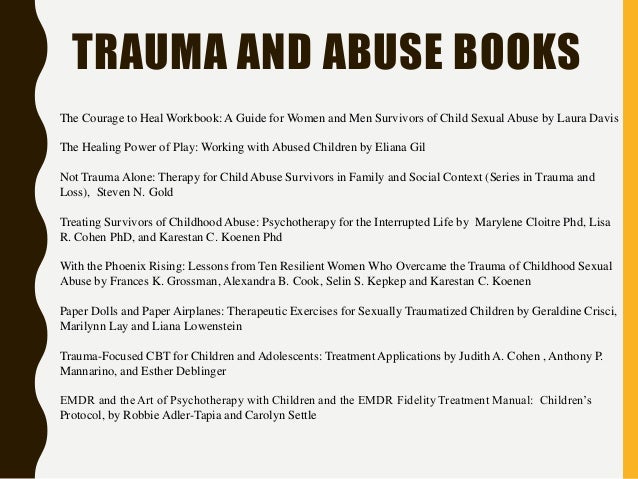 Emotional Trauma Issues And Children