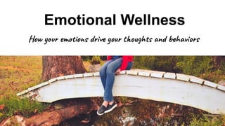 Emotional Wellness
How your emotions drive your thoughts and behaviors
 