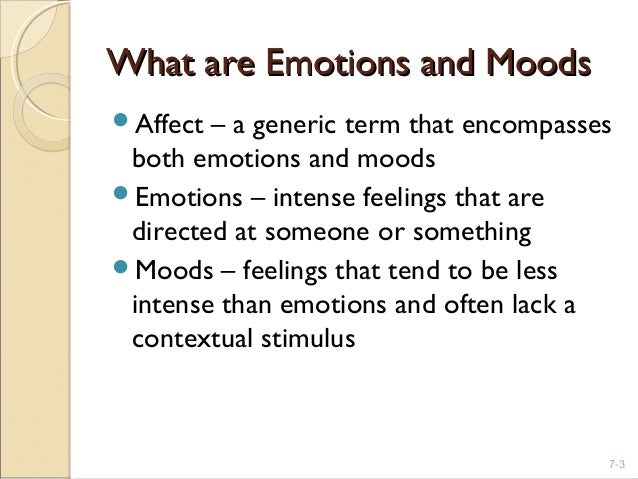 lack of production at work due to bad moods and emotions lack of production at work due to bad moods and emotions