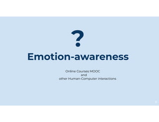 Emotions ontology summarized presentaion