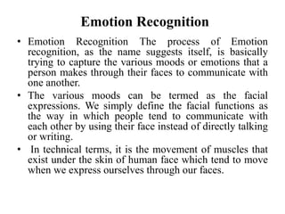 Emotion recognition and drowsiness detection using python.ppt