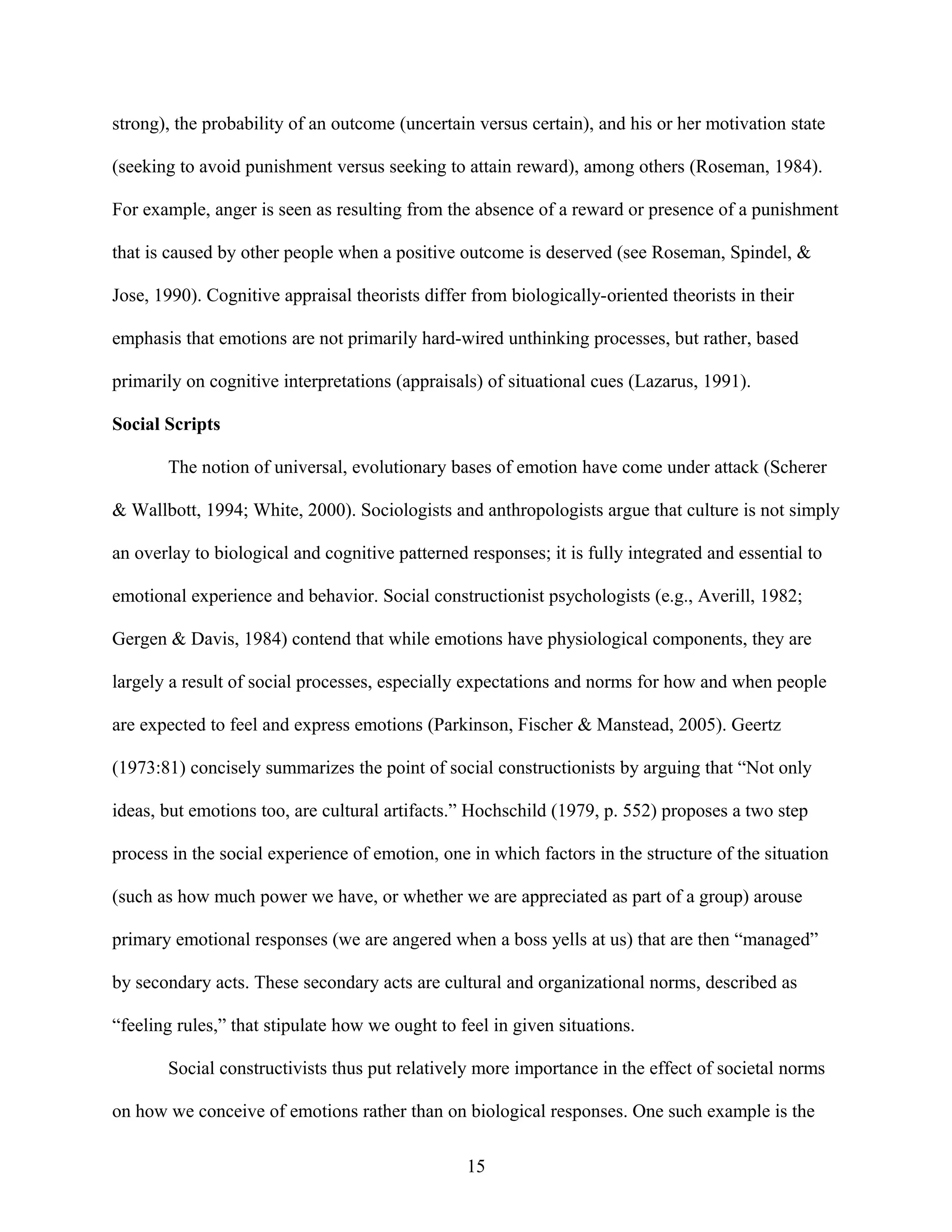 Primarily Davis Emotion regulation and scripts5 | DOC