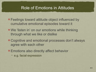 Attitudinal Emotions and attitudes | PPT
