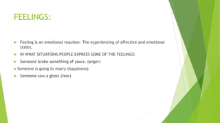 Emotions And Feeling Pptx