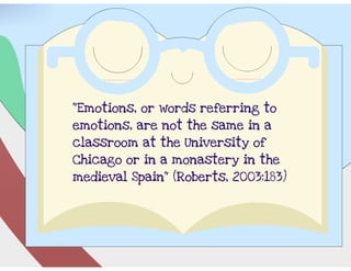 Emotions and interculturality. presentation