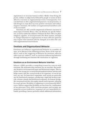 Emotions and organisational behaviour | PDF