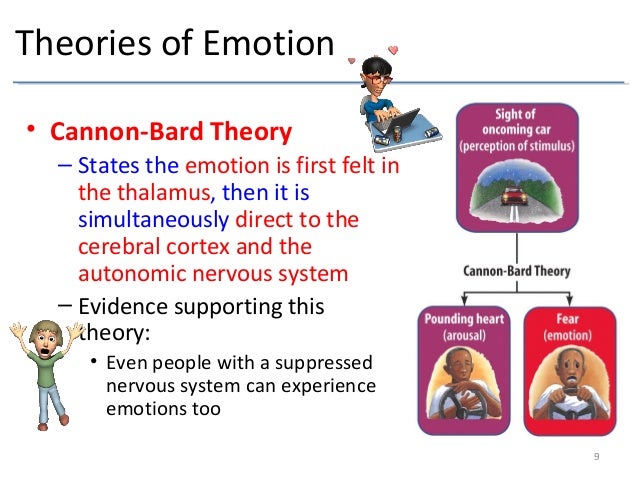 cannon bard theory of emotion example cannon bard theory