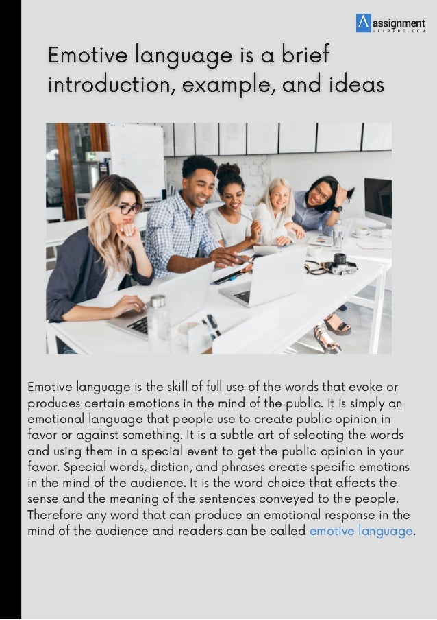 What is Emotive Language? Definition, Example, Use and Benefits