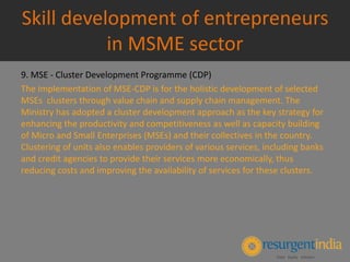 Empowering MSMEs - Skills Development of the MSME Sector - Part - 7 | PPTX