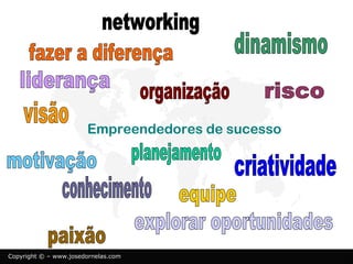 © www.josedornelas.com.br facebook.com/JoseDornelasEmpreende
Empreendedores de sucesso
 