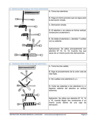 Los diferentes tipos de empalmes eléctricos y cómo realizarlos de forma  segura, PDF, Aislador (Electricidad)