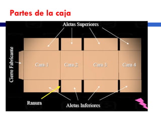 Partes de la caja 