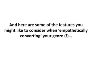 Having selected the right kit (writing features) you can then concentrate on using wide ranging detail from the original text in order to secure as many marks as possible:marks for ‘Reading’15marks for ‘Writing’5