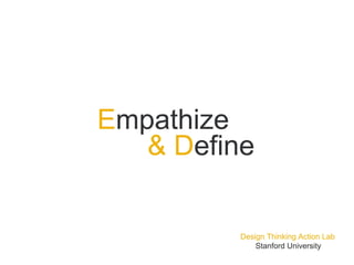 Empathize and define | PPT