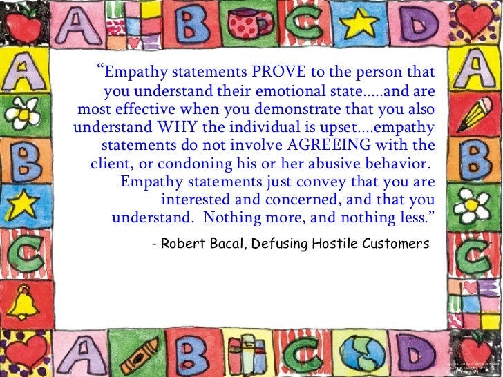 empathy statements examples call center empathy statements call center