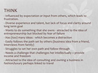 Empathize and define (design thinking exercise) | PPTX