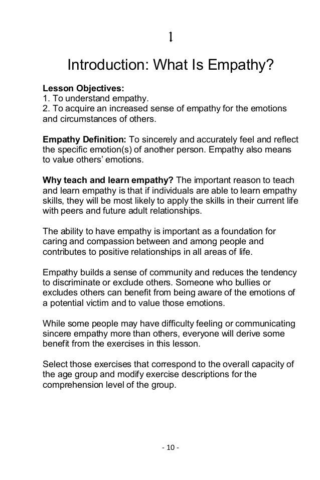 Empathy: The New Revolution of the Heart