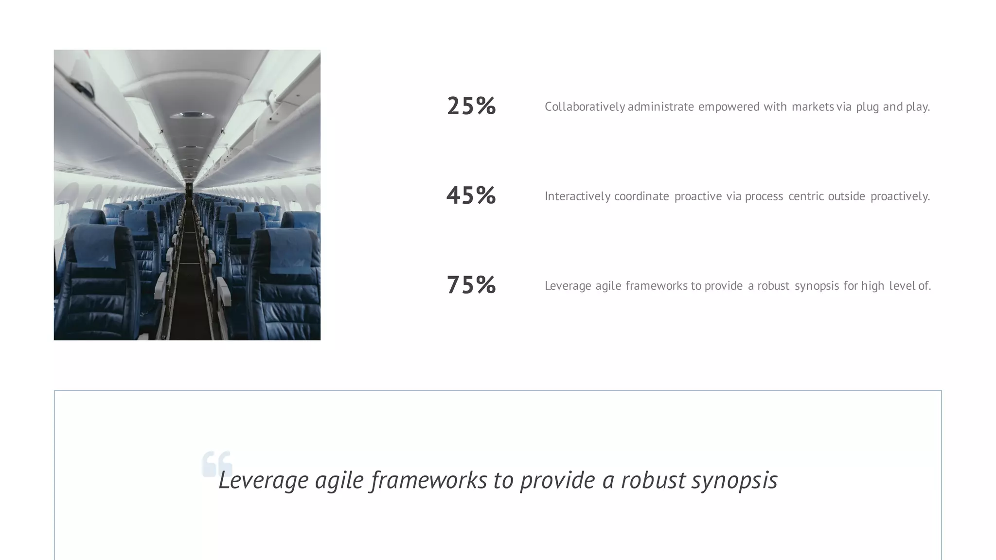 Collaboratively administrate empowered with markets via plug and play.25%
Leverage agile frameworks to provide a robust synopsis for high level of.75%
45% Interactively coordinate proactive via process centric outside proactively.
Leverage agile frameworks to provide a robust synopsis
 