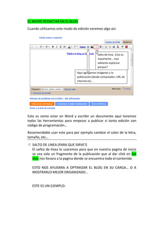 Empecemos a publicar en nuestro blog