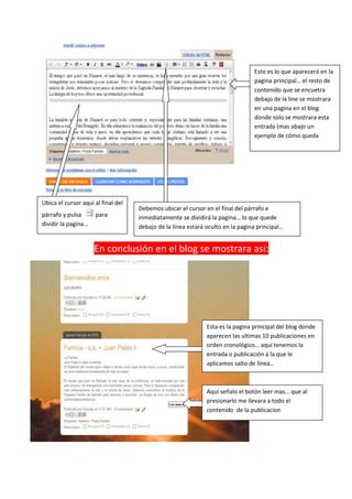 Empecemos a publicar en nuestro blog
