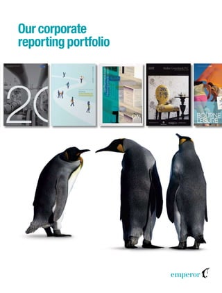 Our corporate
reporting portfolio
 
