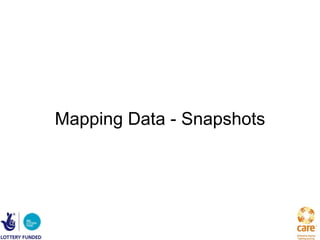 Mapping Data - Snapshots 
