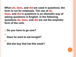 Emphatic form | PPTX