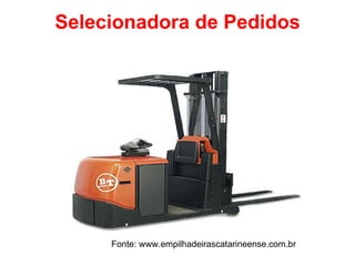 Selecionadora de Pedidos Fonte: www.empilhadeirascatarineense.com.br 
