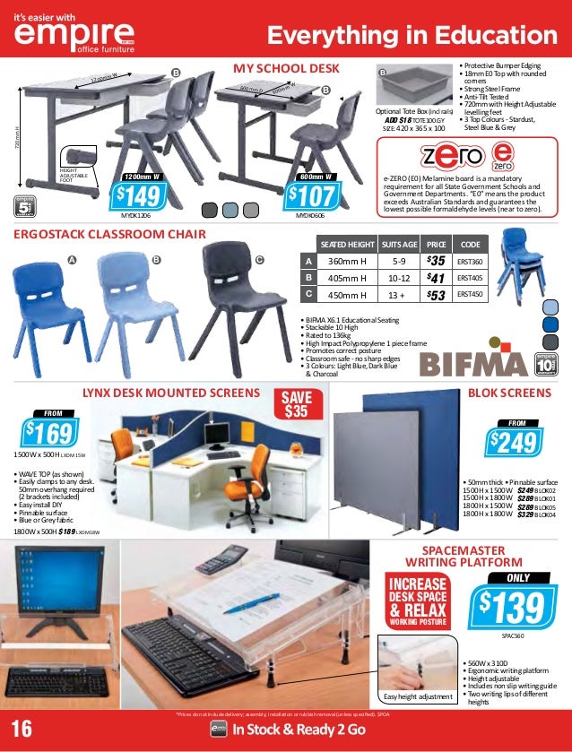 Empire Office Furniture brochure
