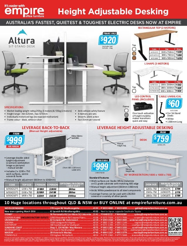 Empire Office Furniture brochure