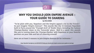 Empire avenue blog a-thon
